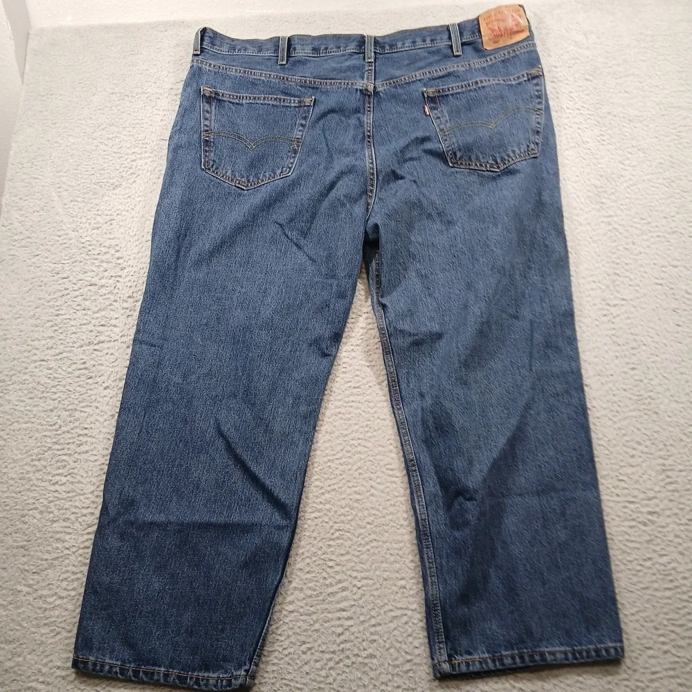 Levi's 550‎ Relaxed Fit Tapered Jeans Mens 48x30 Stonewash Denim 01550-4886